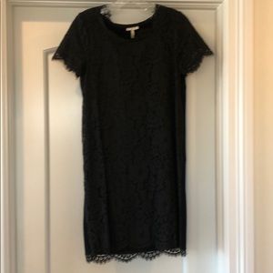JOIE black lace and pure suede back, Size S